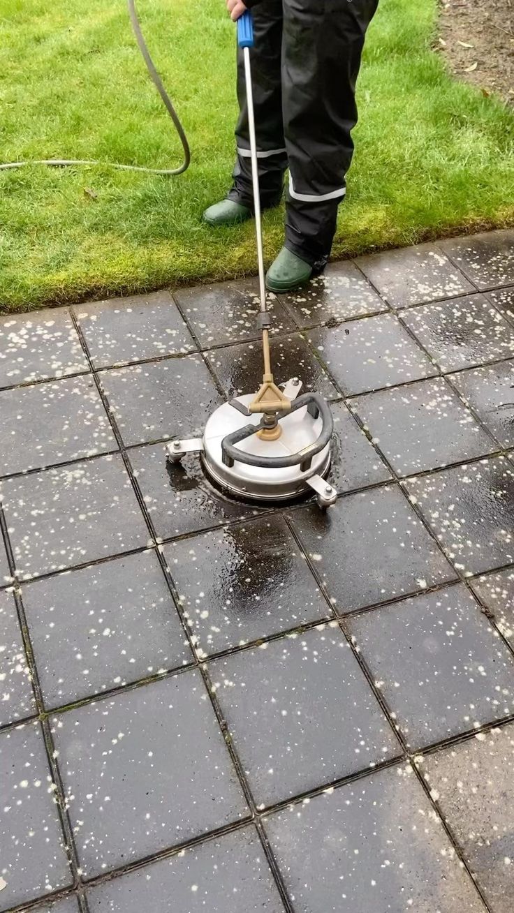 Professional driveway cleaning services